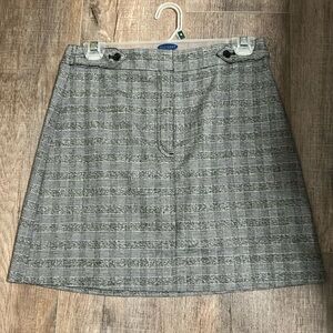 banana republic skirt plaid size 0